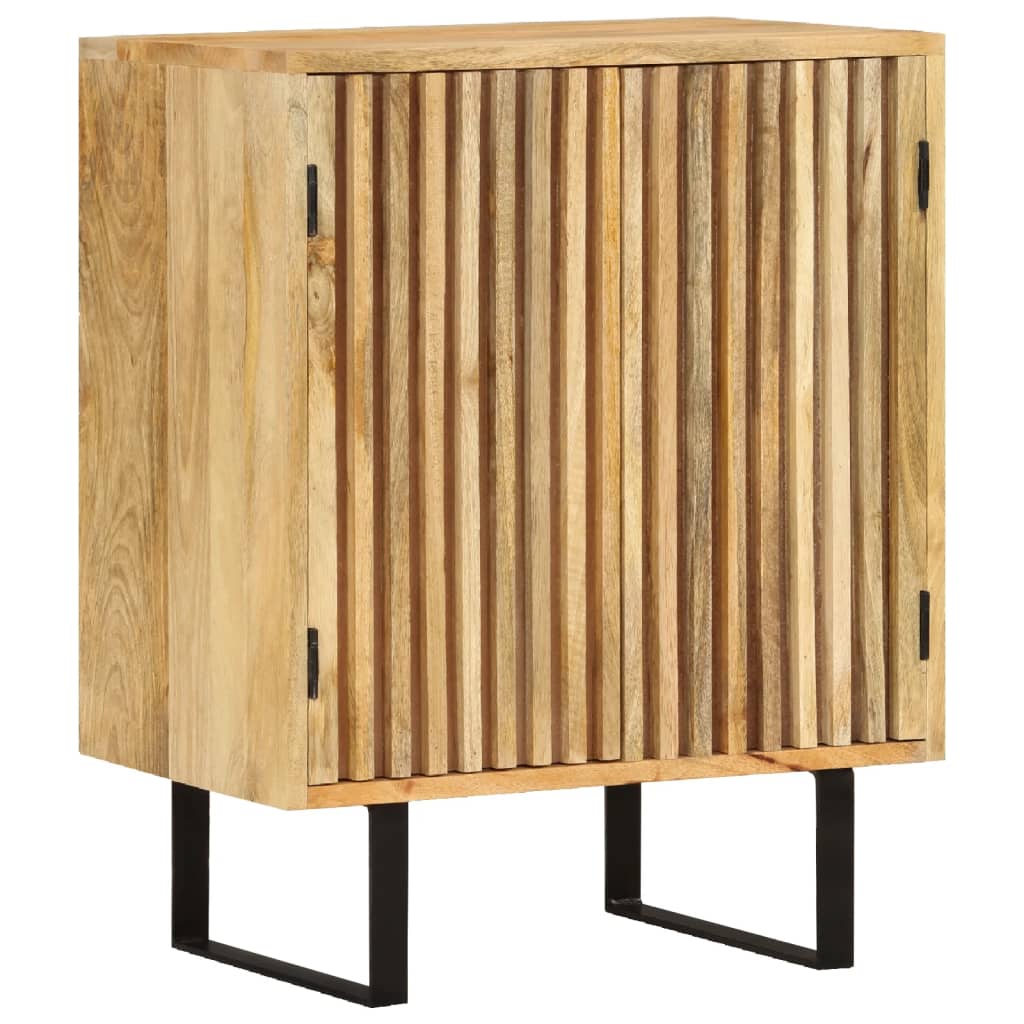 Komoda s 2 vrata 55 x 35 x 70 cm od masivnog drva manga