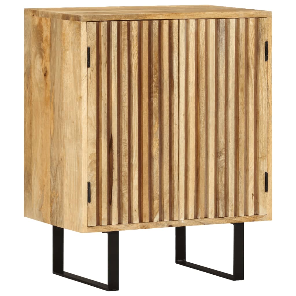 Komoda s 2 vrata 55 x 35 x 70 cm od masivnog drva manga