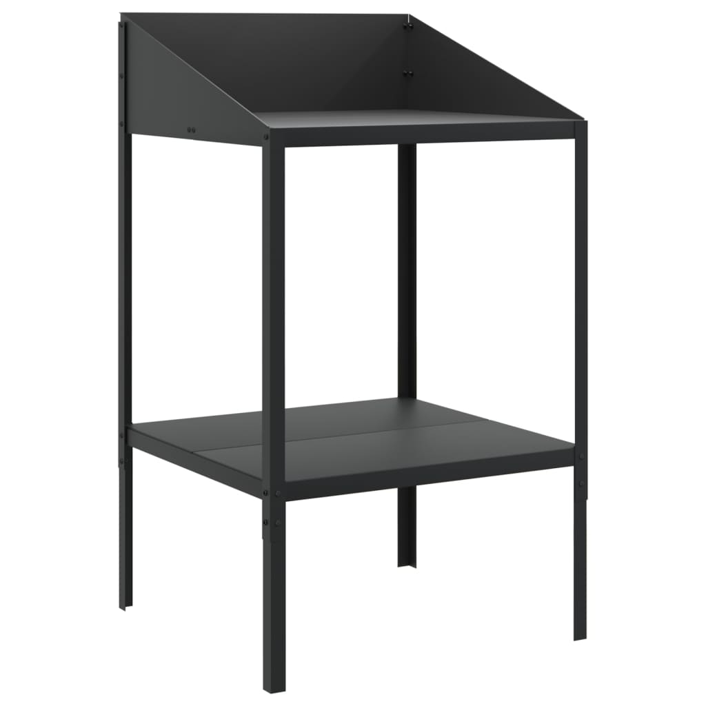 Stalak za biljke antracit 56,5 x 54,5 x 100 cm pocinčani čelik