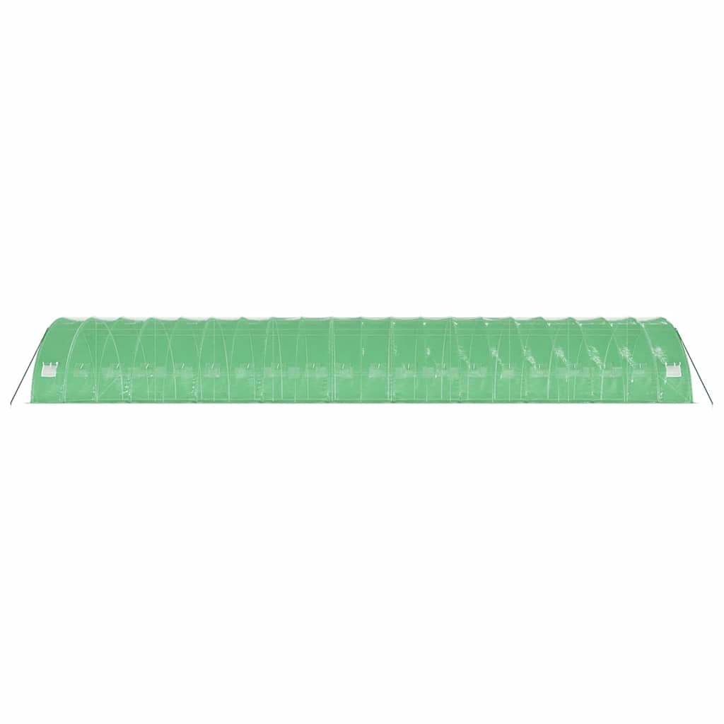 Plastenik s čeličnim okvirom zeleni 120 m² 20 x 6 x 2,85 m