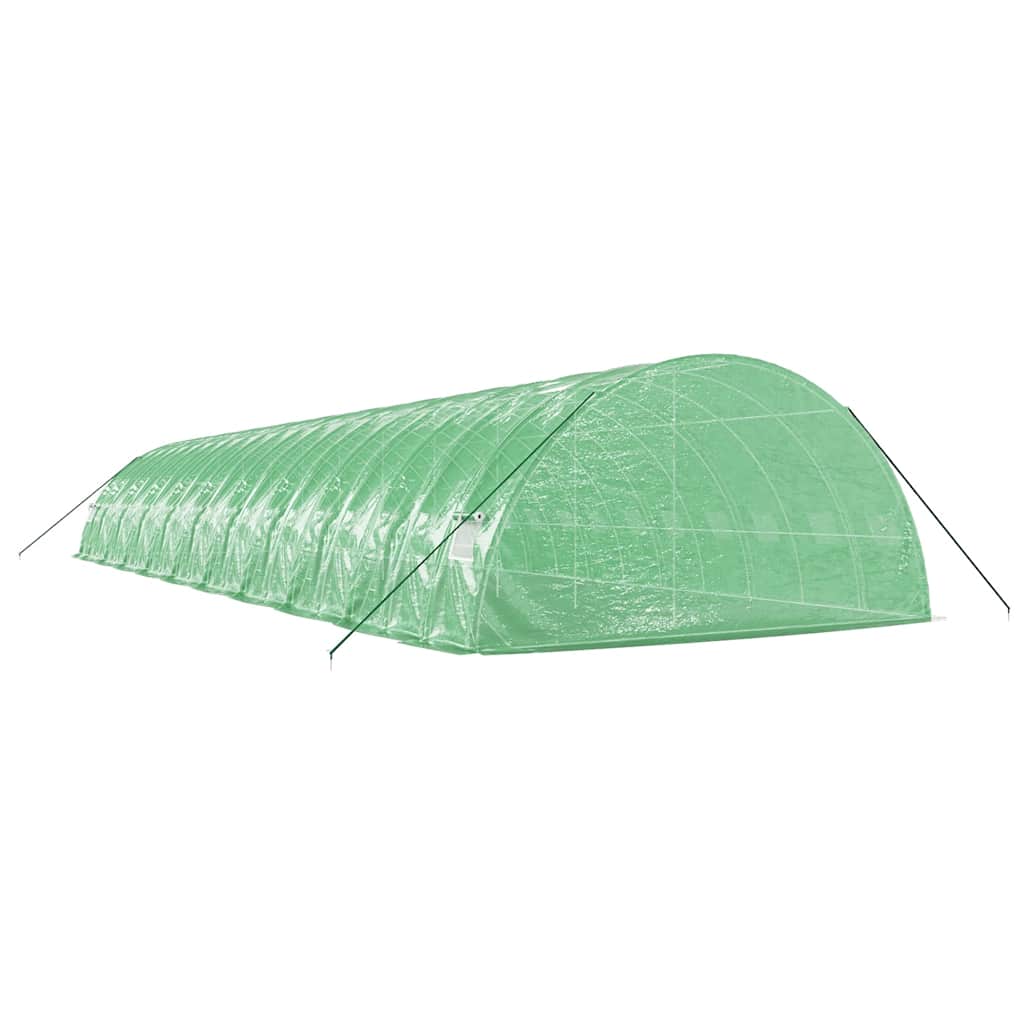 Plastenik s čeličnim okvirom zeleni 120 m² 20 x 6 x 2,85 m