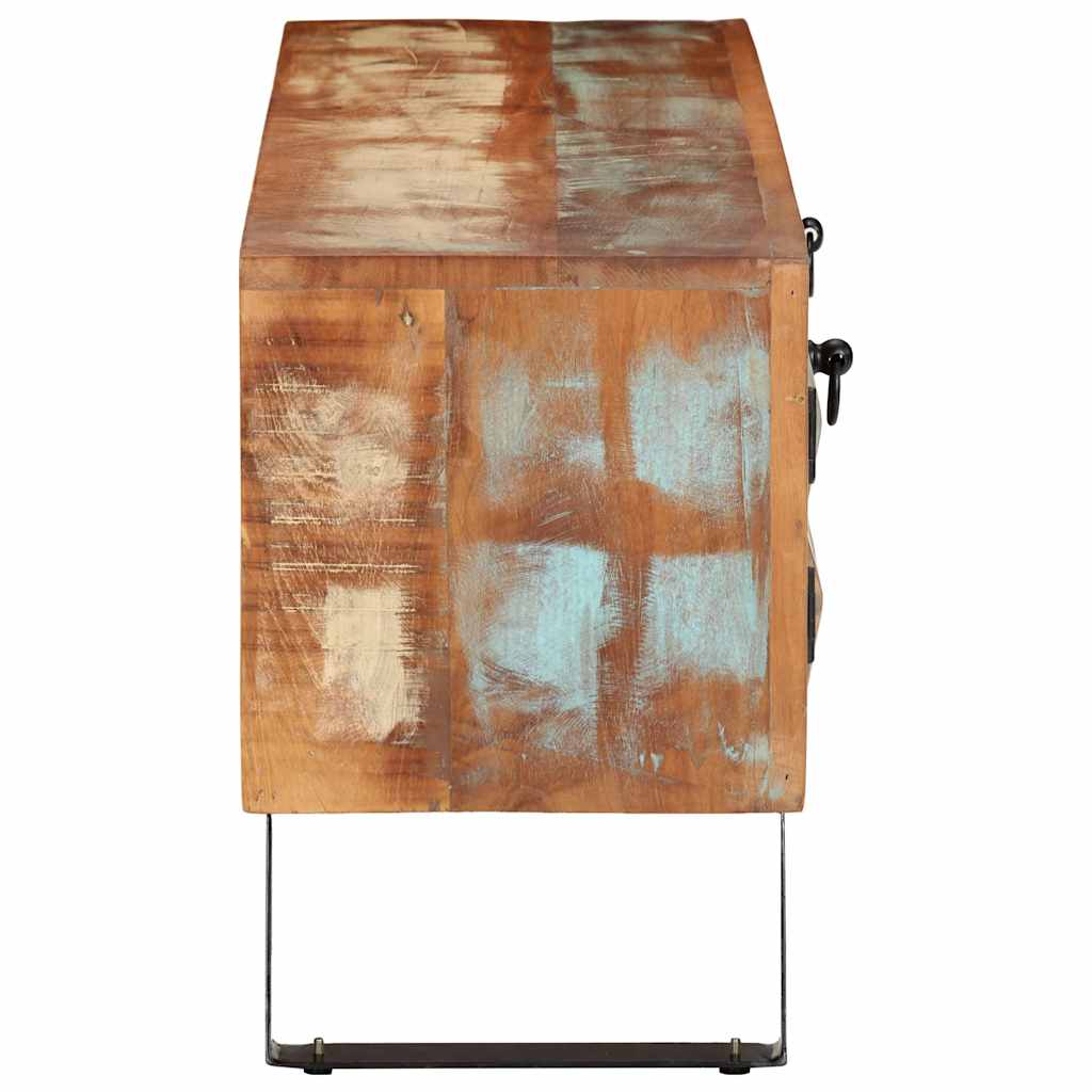 TV ormarić 112 x 30 x 45 cm od masivnog obnovljenog drva