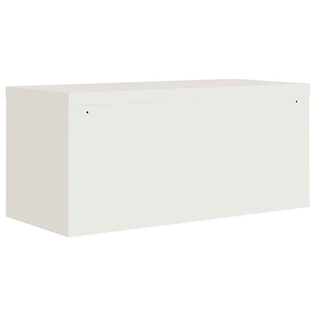 Ormarić za spise bijeli 90 x 40 x 220 cm čelični