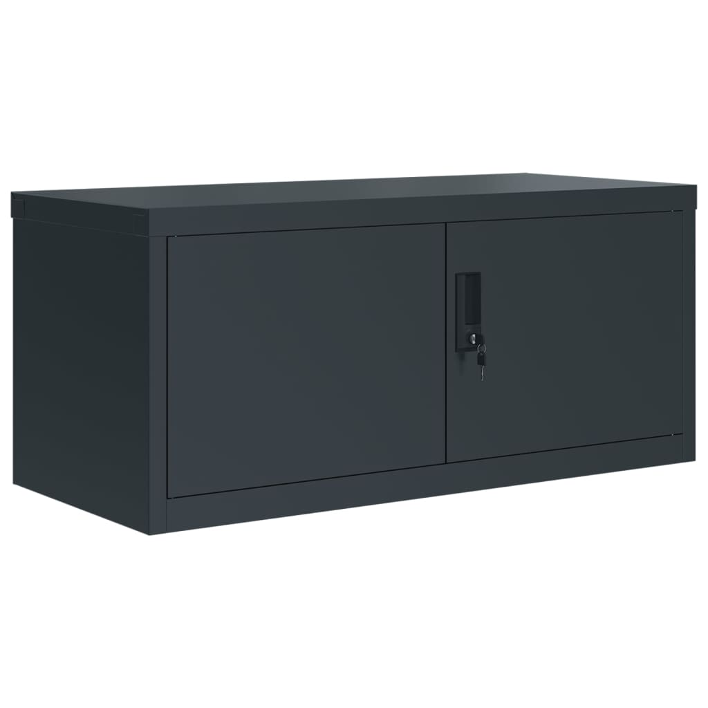 Ormarić za spise antracit 90 x 40 x 220 cm čelični