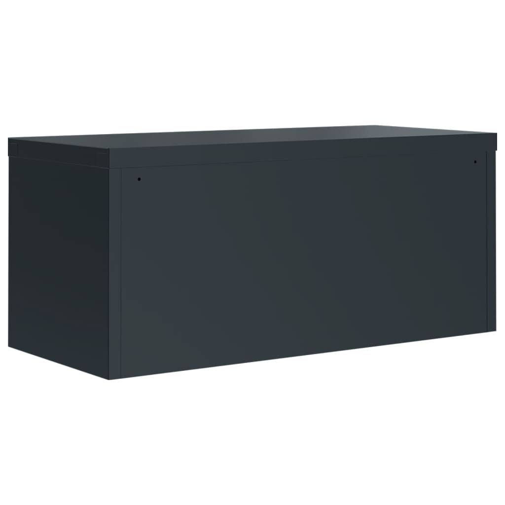 Ormarić za spise antracit 90 x 40 x 220 cm čelični