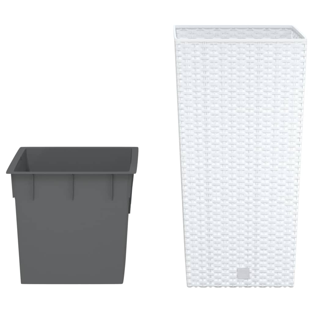 Sadilica s uklonjivom unutrašnjosti bijela 11 /26,5 L PP ratan
