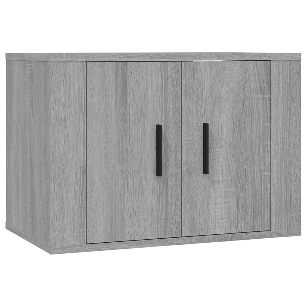Zidni TV ormarići 2 kom boja sivog hrasta sonome 57x34,5x40 cm