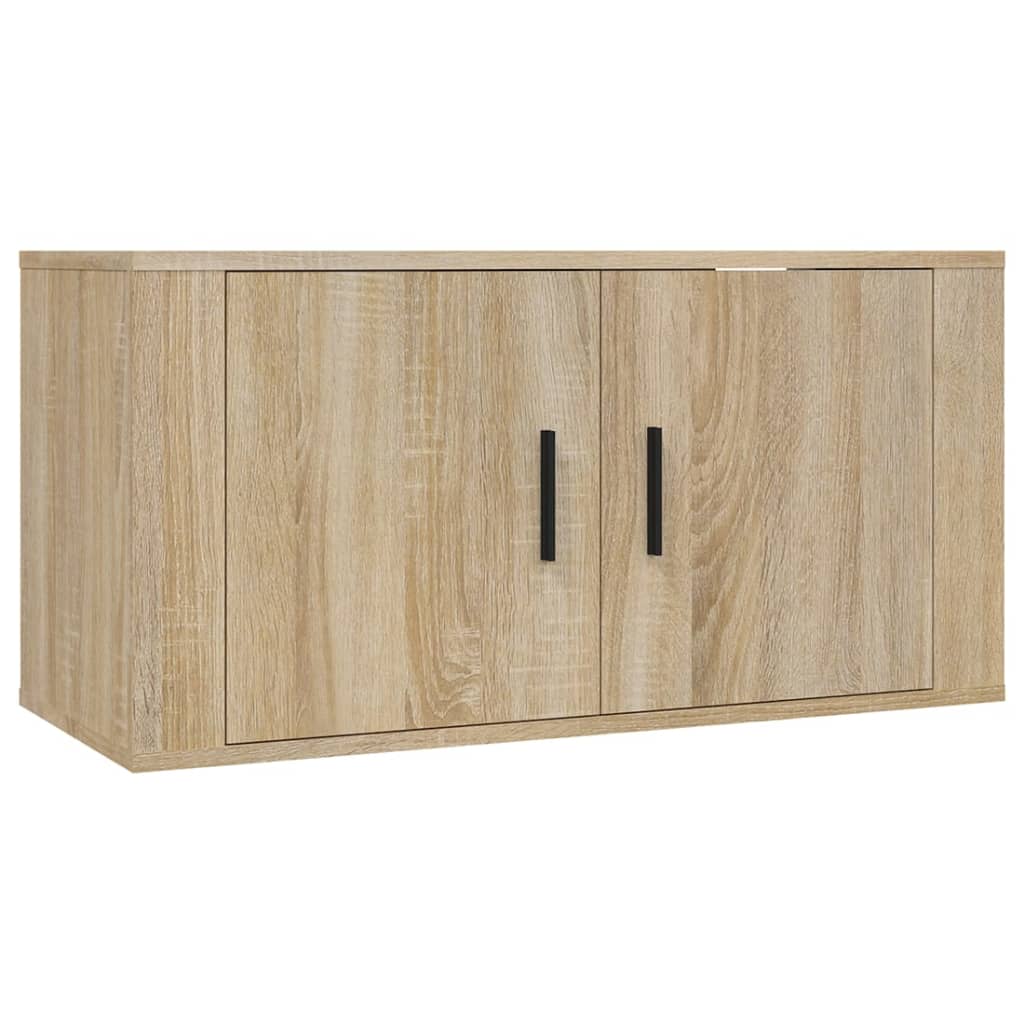 Zidni TV ormarići 2 kom boja hrasta sonome 80x34,5x40 cm