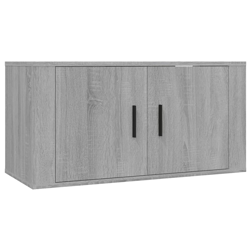 Zidni TV ormarići 2 kom boja sivog hrasta sonome 80x34,5x40 cm