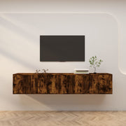 Zidni TV ormarići 2 kom boja dimljenog hrasta 100x34,5x40 cm
