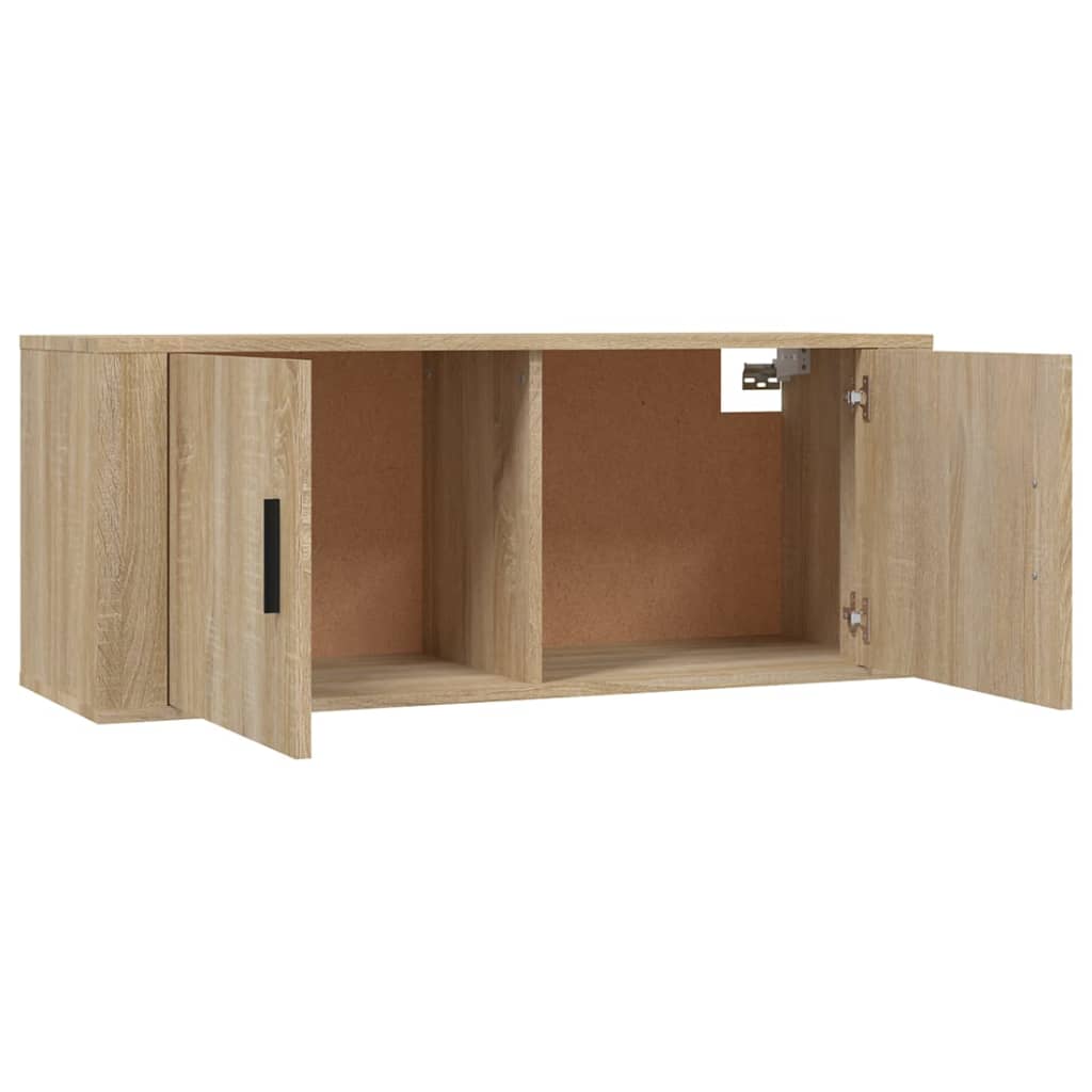 Zidni TV ormarići 3 kom boja hrasta sonome 100x34,5x40 cm