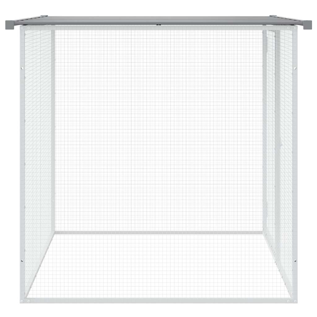 Kavez za kokoši s krovom svjetlosivi 103 x 98 x 90 cm čelični