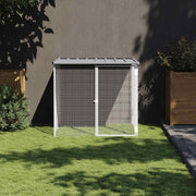 Kavez za kokoši s krovom svjetlosivi 103 x 98 x 90 cm čelični