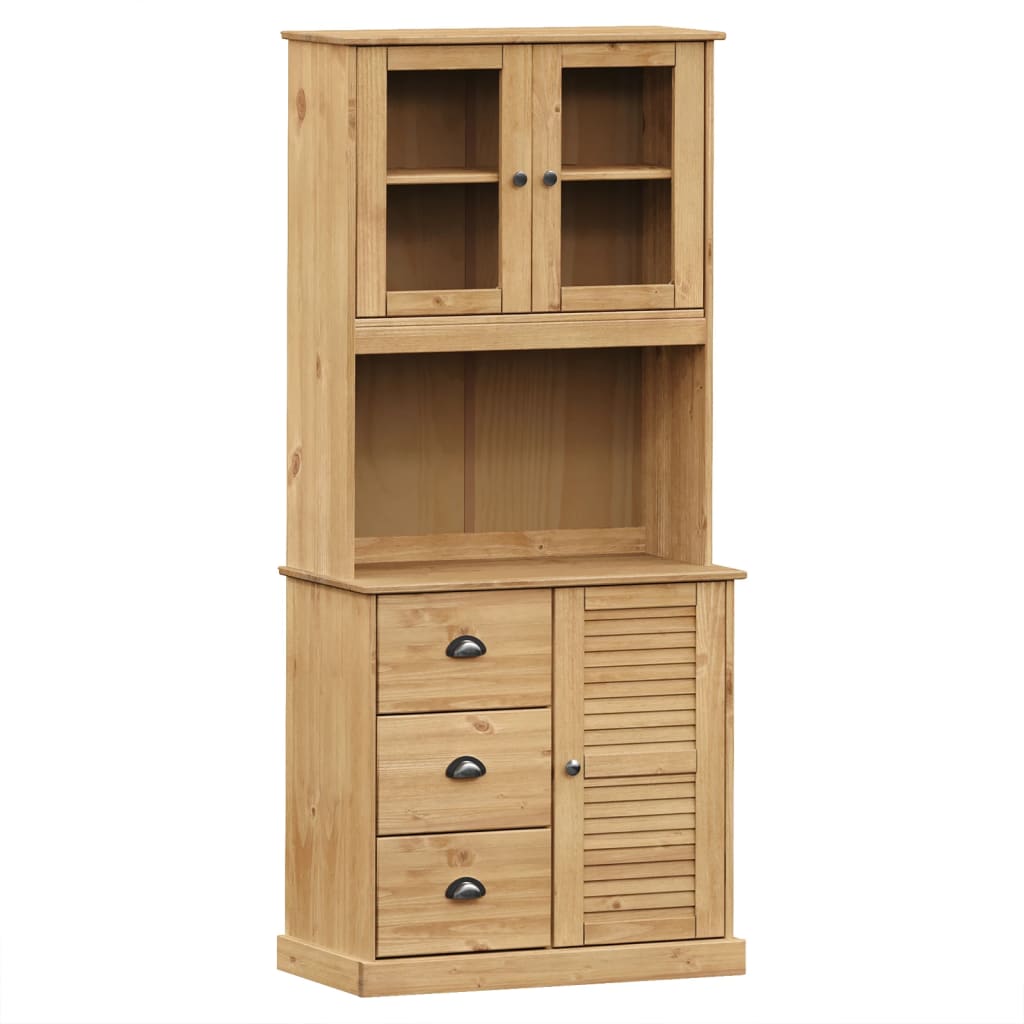 Visoka komoda VIGO 78 x 40 x 175 cm od masivne borovine