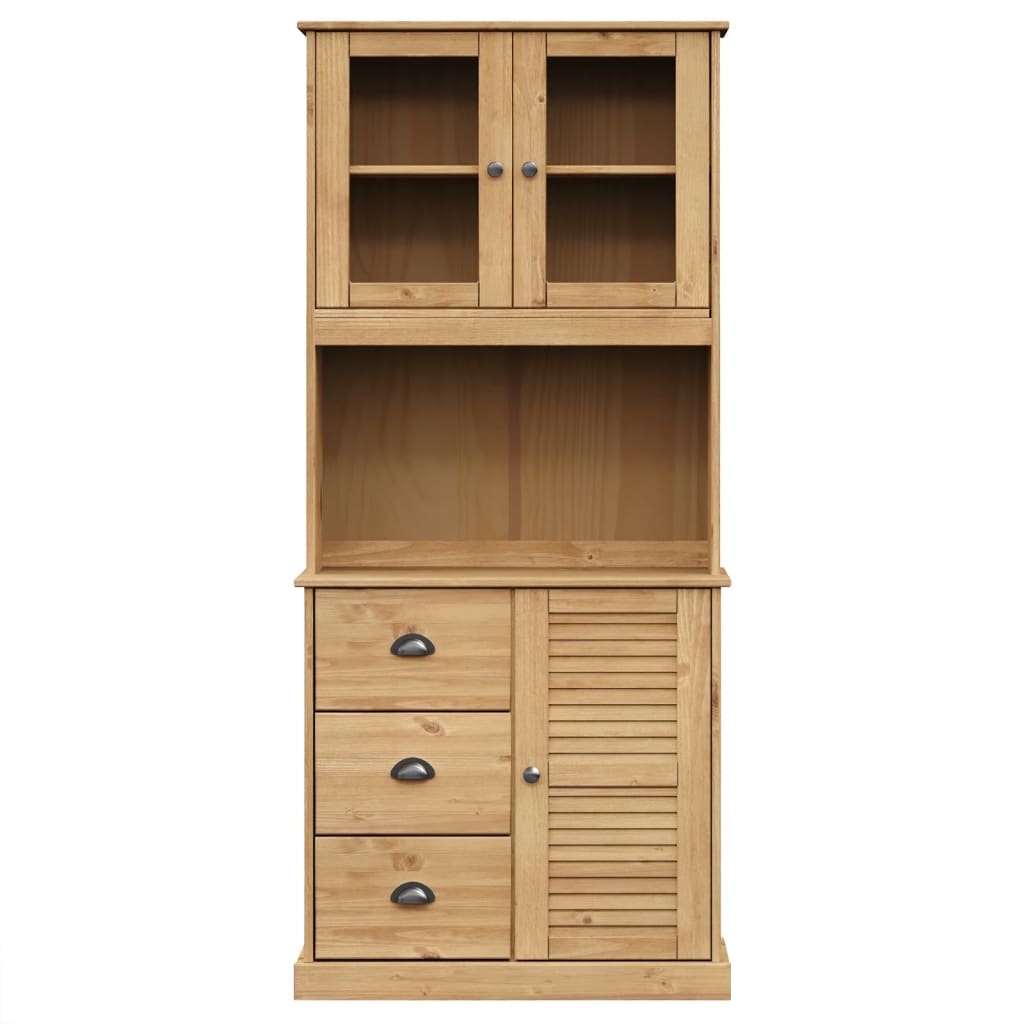 Visoka komoda VIGO 78 x 40 x 175 cm od masivne borovine