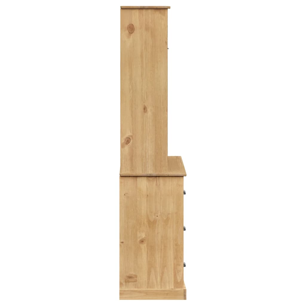 Visoka komoda VIGO 78 x 40 x 175 cm od masivne borovine