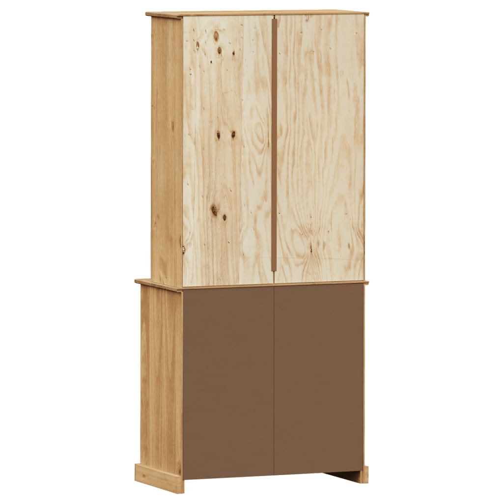 Visoka komoda VIGO 78 x 40 x 175 cm od masivne borovine