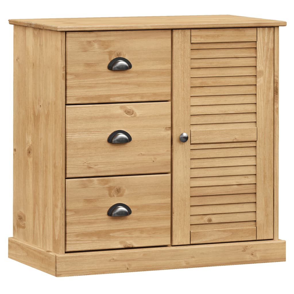Visoka komoda VIGO 78 x 40 x 175 cm od masivne borovine