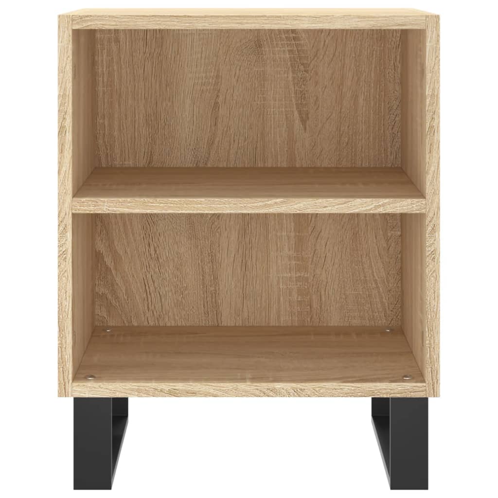 Noćni ormarići 2 kom boja hrasta 40x30x50 cm konstruirano drvo