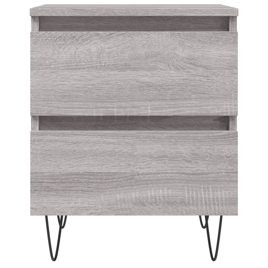 Noćni ormarići 2 kom boja hrasta 40x35x50 cm konstruirano drvo