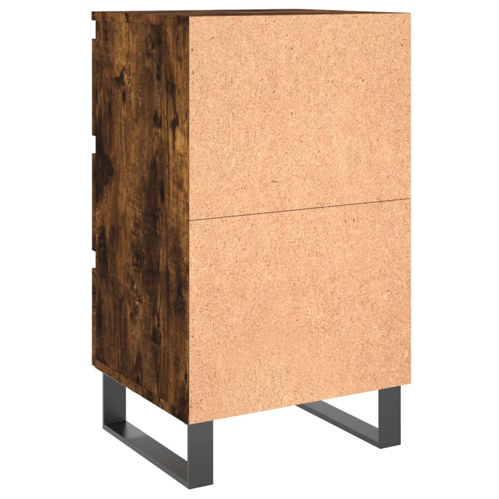 Noćni ormarići 2 kom boja hrasta 40x35x69 cm konstruirano drvo