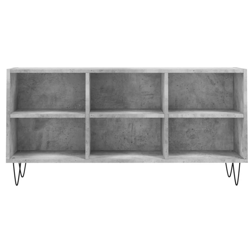 TV ormarić siva boja betona 103,5x30x50 cm konstruirano drvo