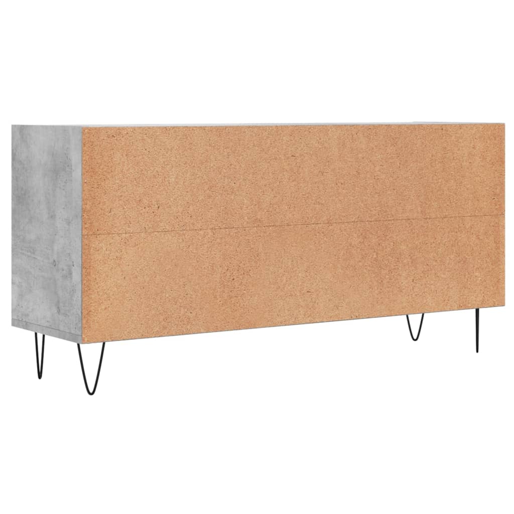 TV ormarić siva boja betona 103,5x30x50 cm konstruirano drvo