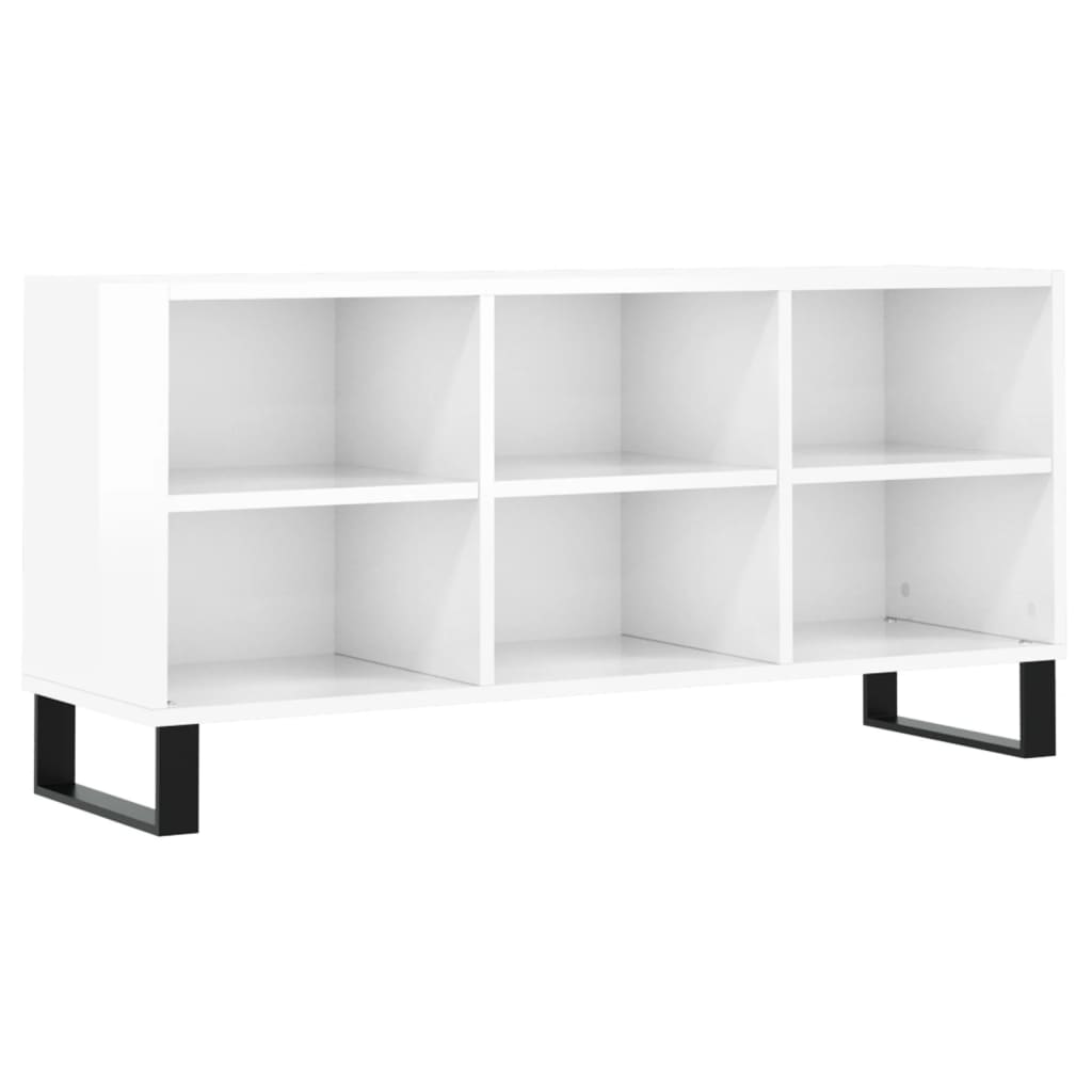 TV ormarić sjajni bijeli 103,5x30x50 cm od konstruiranog drva