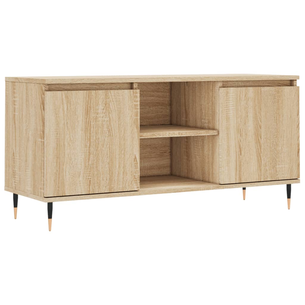 TV ormarić boja hrasta sonome 104x35x50 cm konstruirano drvo