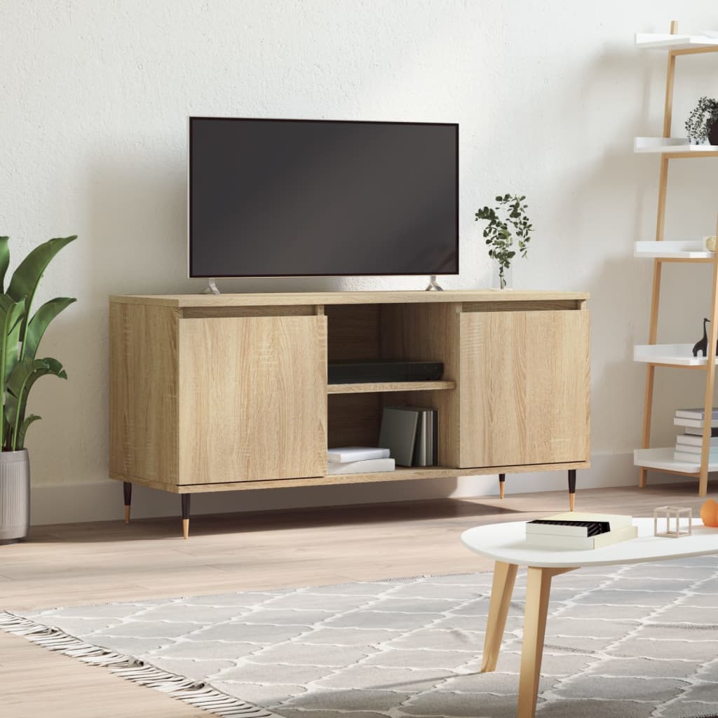 TV ormarić boja hrasta sonome 104x35x50 cm konstruirano drvo
