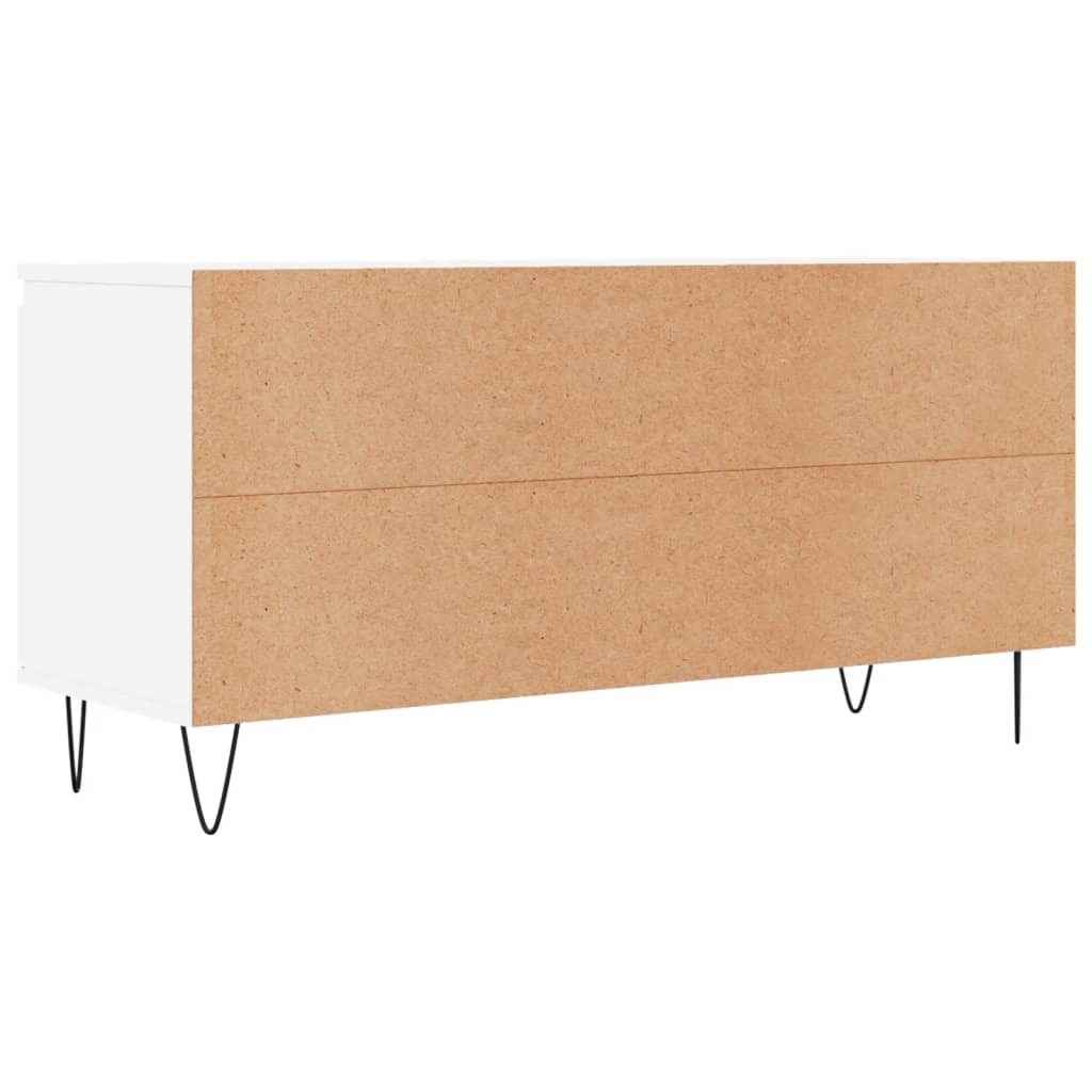 TV ormarić bijeli 104 x 35 x 50 cm od konstruiranog drva