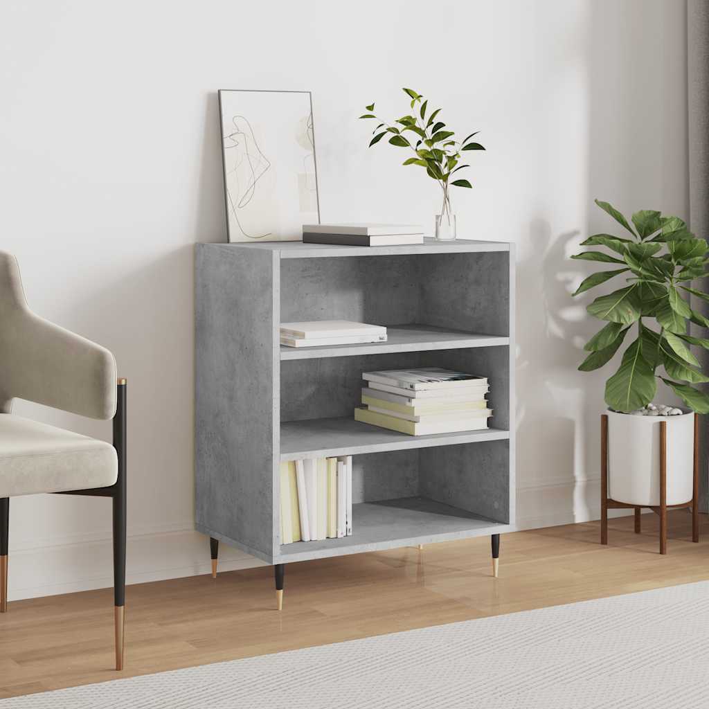 Komoda siva boja betona 57 x 35 x 70 cm od konstruiranog drva