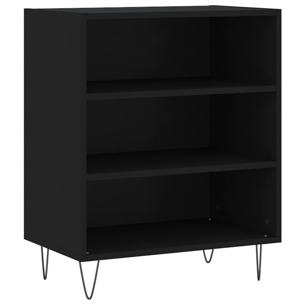 Komoda crna 57 x 35 x 70 cm od konstruiranog drva