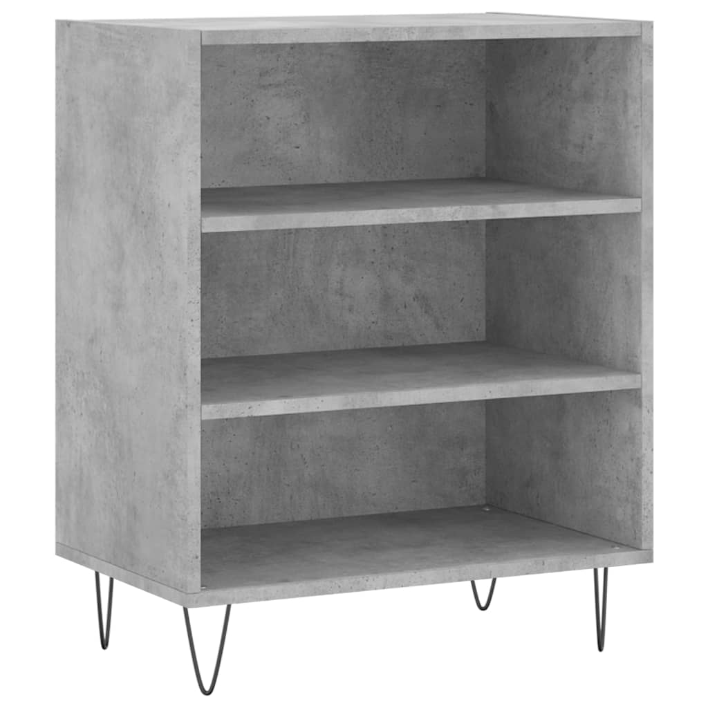 Komoda siva boja betona 57 x 35 x 70 cm od konstruiranog drva