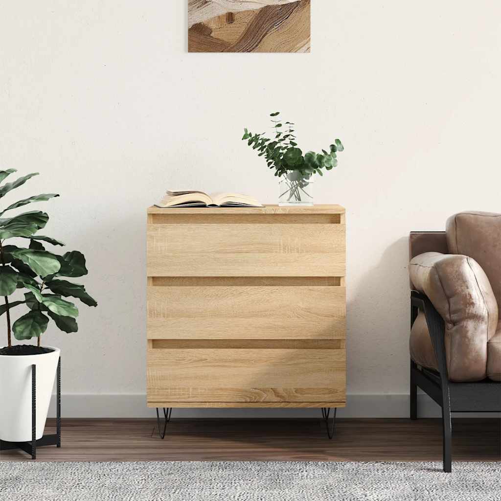 Komoda boja hrasta sonome 60 x 35 x 70 cm od konstruiranog drva