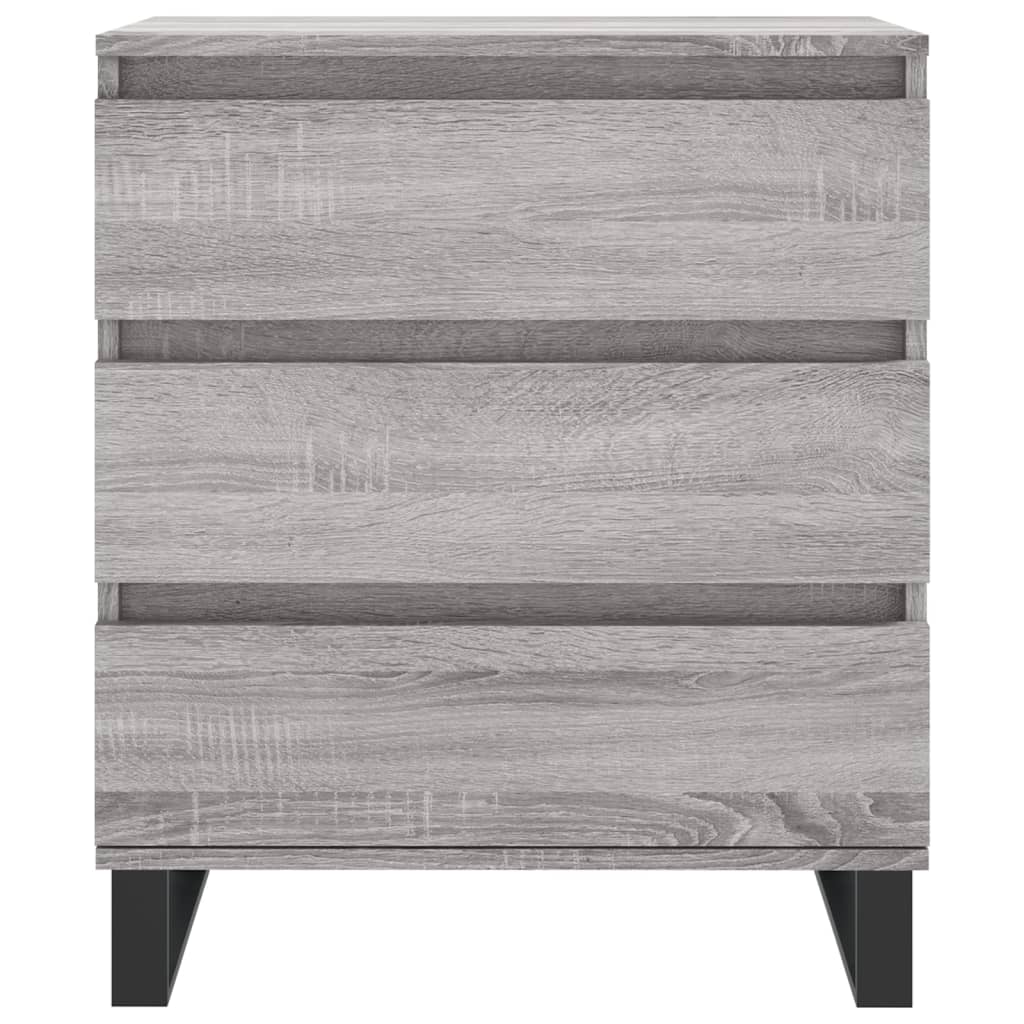 Komoda sivog hrasta sonome 60x35x70 cm od konstruiranog drva