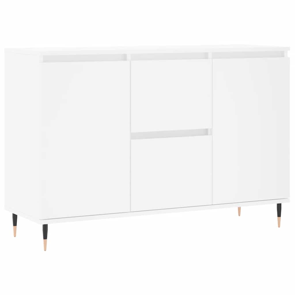 Komoda bijela 101,5x35x70 cm od konstruiranog drva