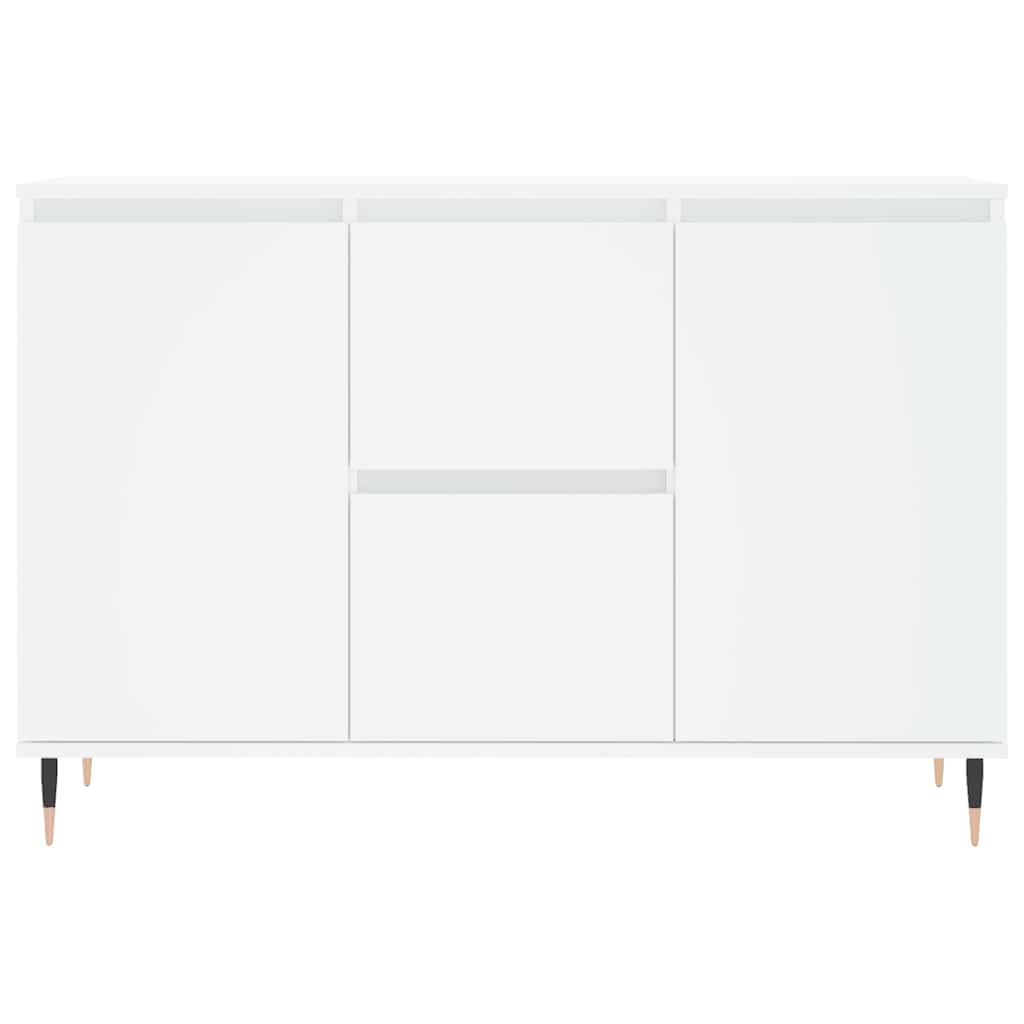 Komoda bijela 101,5x35x70 cm od konstruiranog drva
