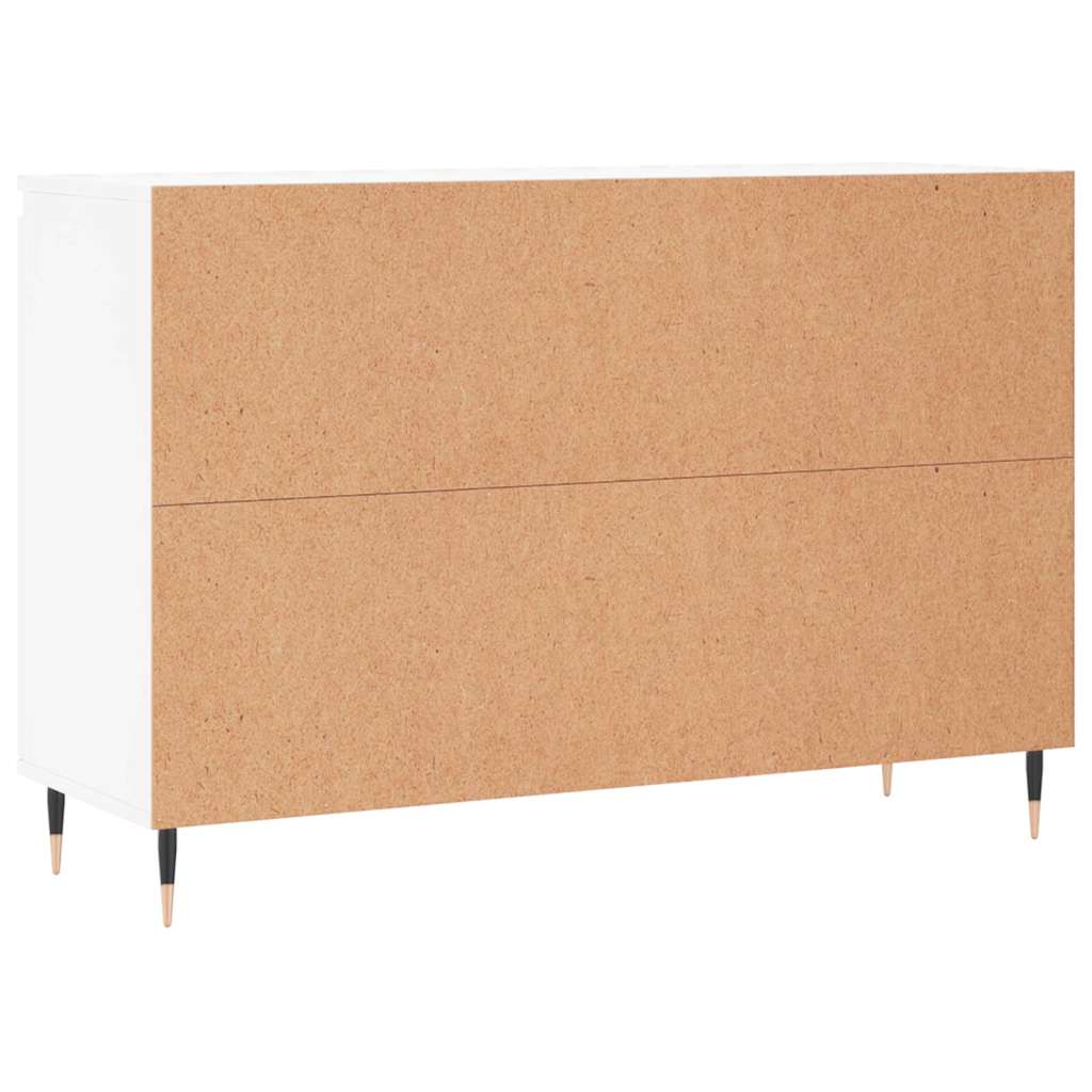Komoda bijela 101,5x35x70 cm od konstruiranog drva