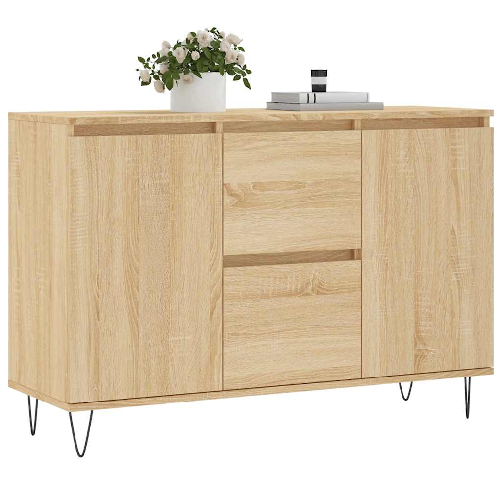 Komoda boja hrasta sonome 101,5x35x70 cm od konstruiranog drva