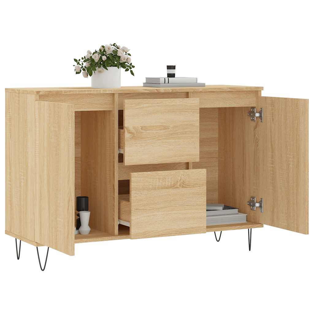 Komoda boja hrasta sonome 101,5x35x70 cm od konstruiranog drva