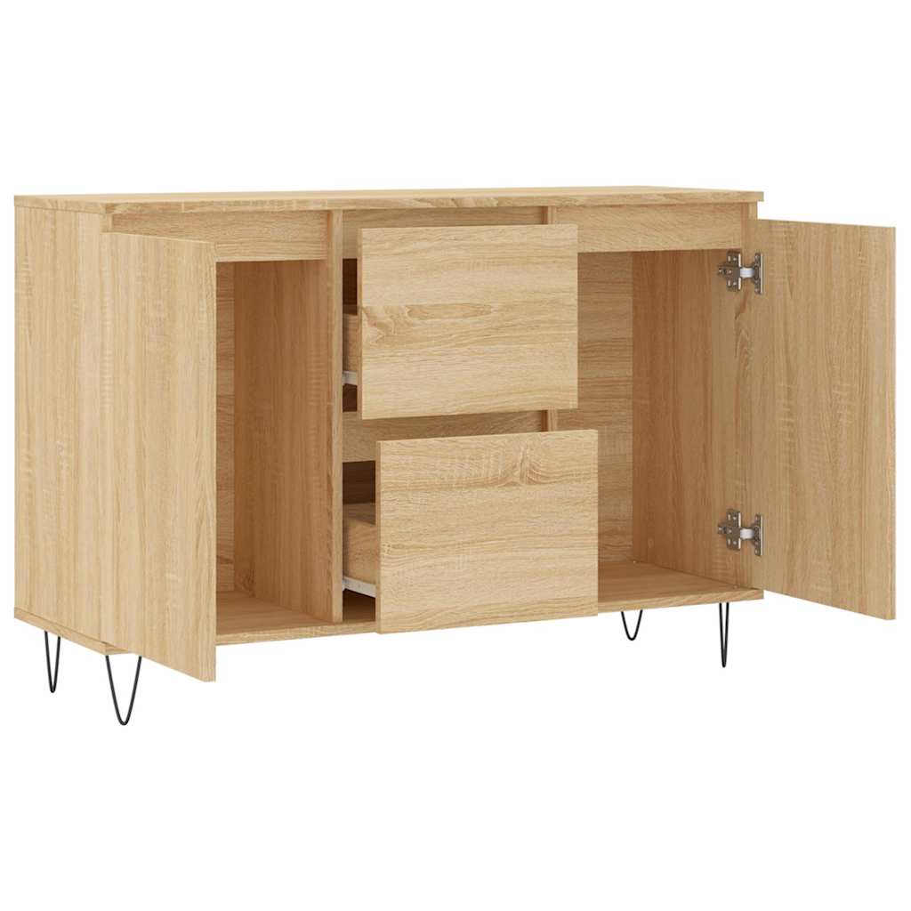 Komoda boja hrasta sonome 101,5x35x70 cm od konstruiranog drva