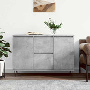 Komoda siva boja betona 101,5x35x70 cm od konstruiranog drva
