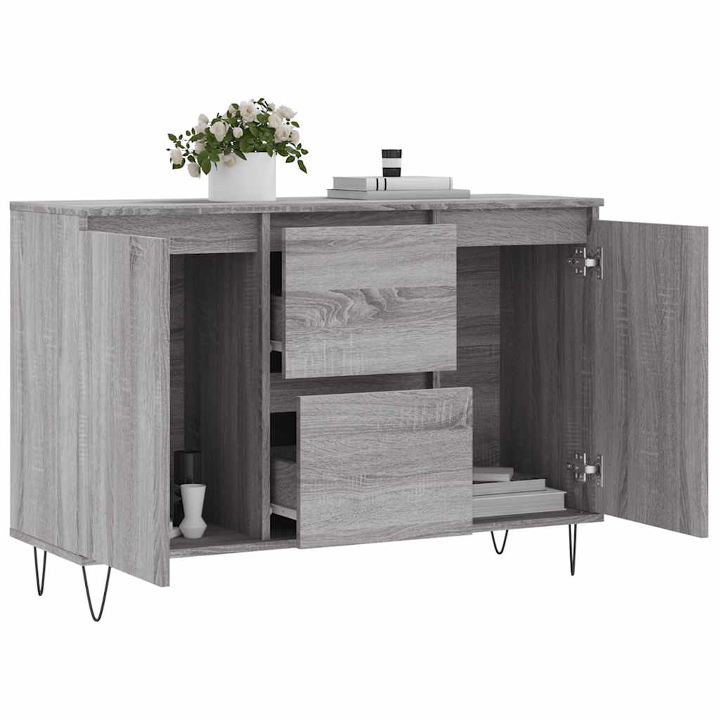 Komoda boja hrasta sonome 101,5x35x70 cm konstruirano drvo