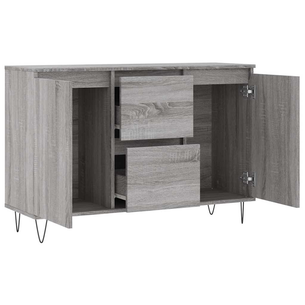 Komoda boja hrasta sonome 101,5x35x70 cm konstruirano drvo