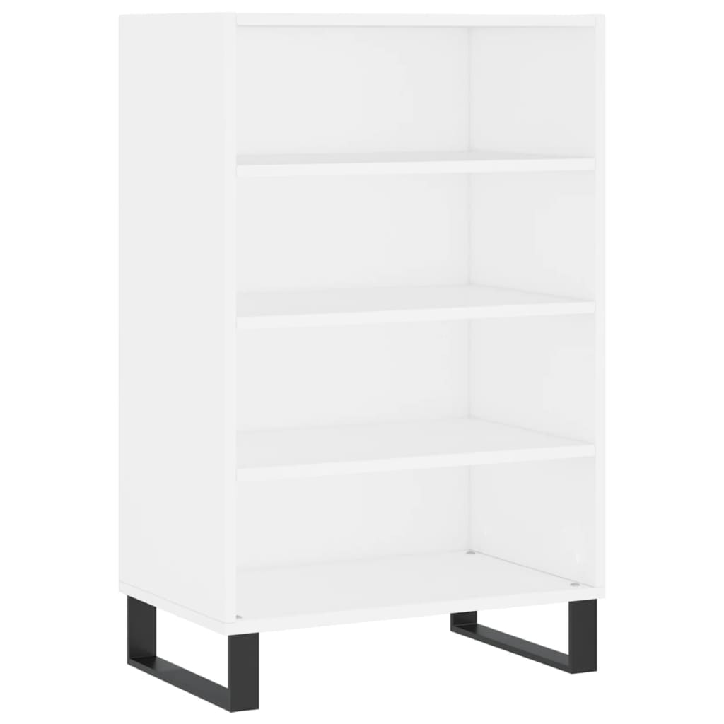 Visoka komoda bijela 57 x 35 x 90 cm od konstruiranog drva