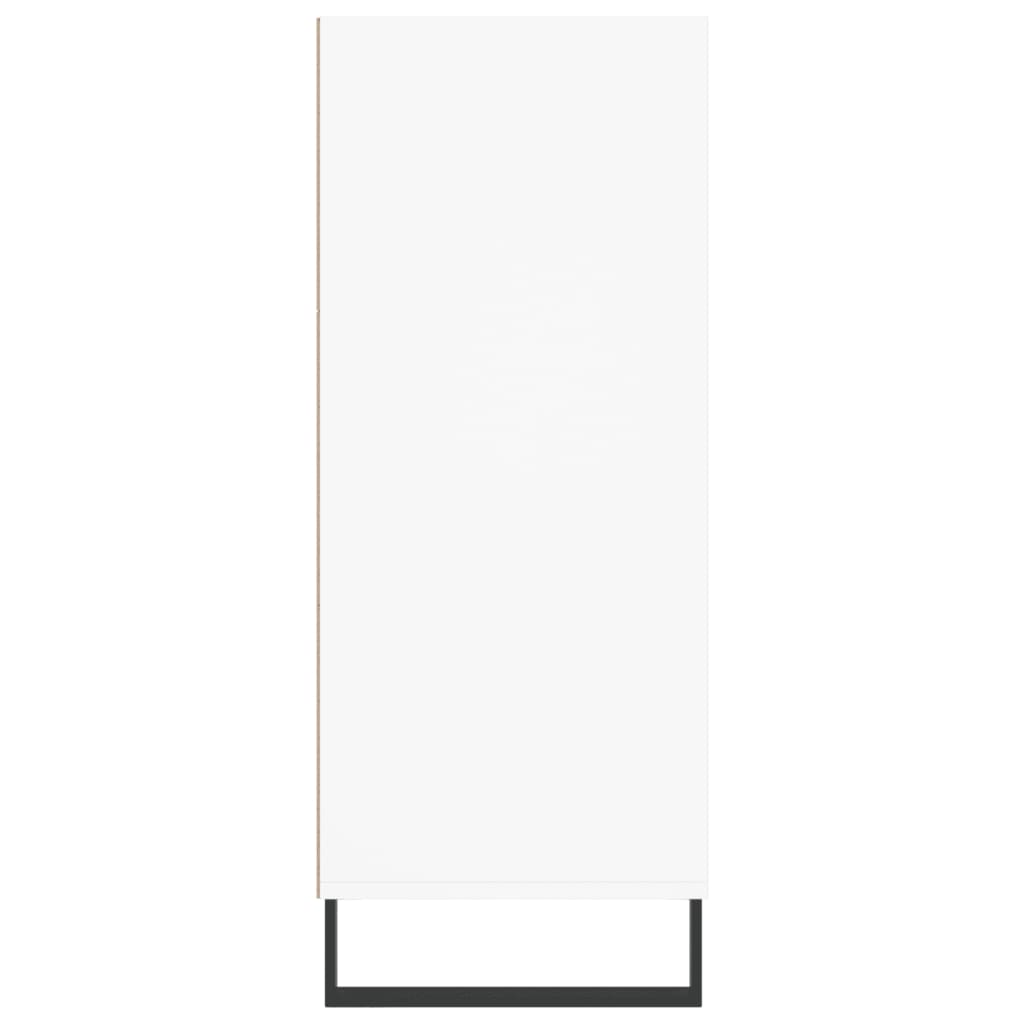 Visoka komoda bijela 57 x 35 x 90 cm od konstruiranog drva