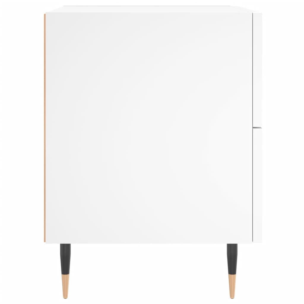 Noćni ormarići 2 kom bijeli 40x35x47,5 cm od konstruiranog drva
