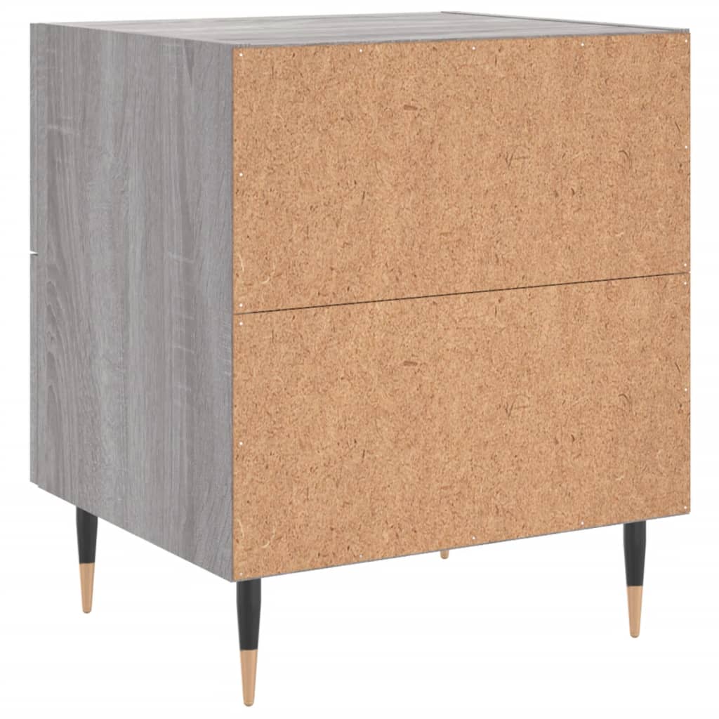 Noćni ormarići 2 kom boja hrasta 40x35x47,5cm konstruirano drvo