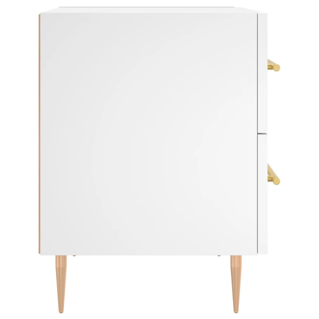 Noćni ormarići 2 kom bijeli 40x35x47,5 cm od konstruiranog drva